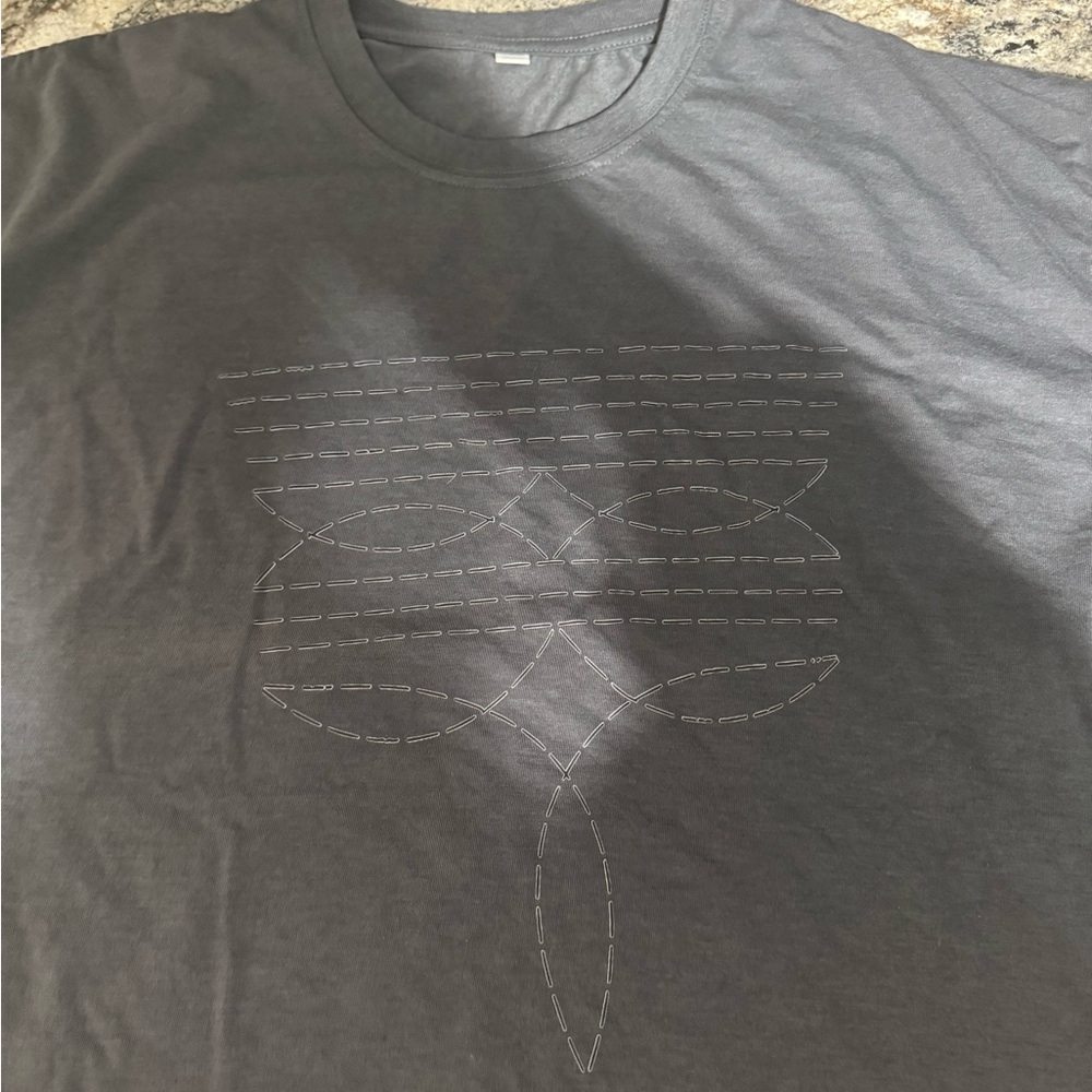 Women’s western Gray Graphic T-Shirt